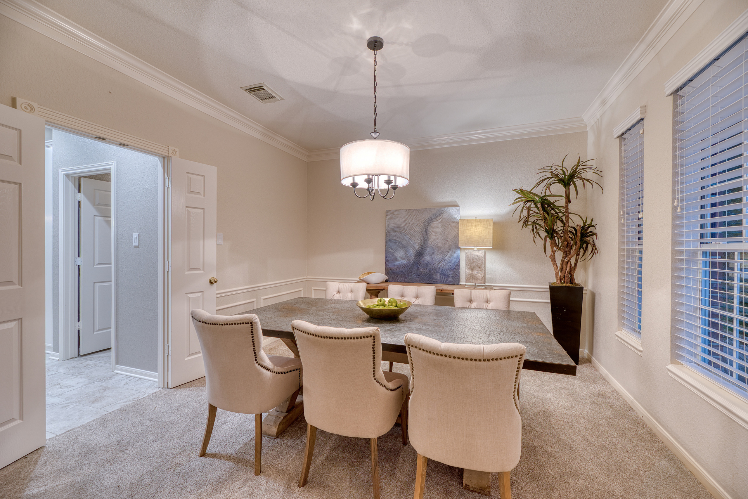 Dining room, west Houston.